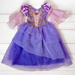 Disney Store Castle Collection Rapunzel Princess Gown Dress Costume Purple Pink Free Shipping Disney Store Castle Collection Rapunzel Princess Gown Dress Costume Purple Pink Free Shipping